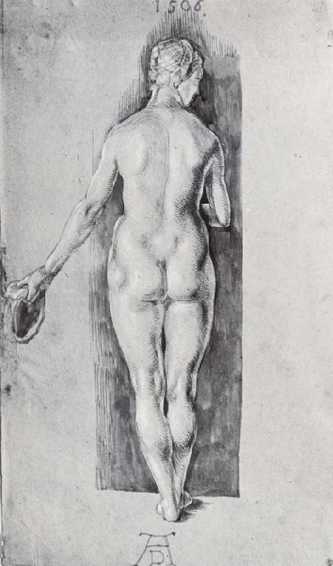 Albrecht Durer Nude Seen From Behind oil painting picture